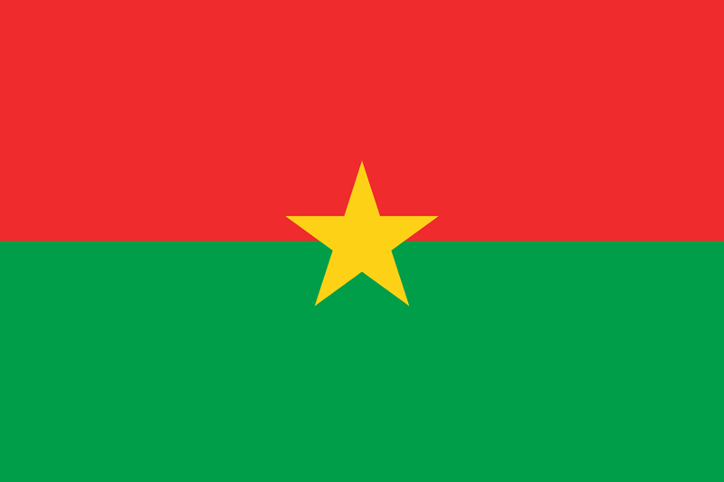 Falg of Burkina Faso