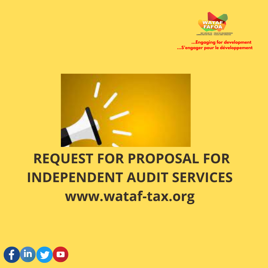 Cover page of the Request for Proposal document for Independent Audit Services